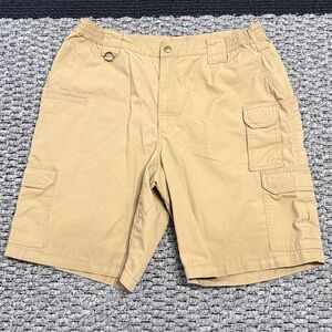5.11 Tactical Cargo Shorts Men’s 38 Tan Ripstop Utility Workwear Hiking Outdoor